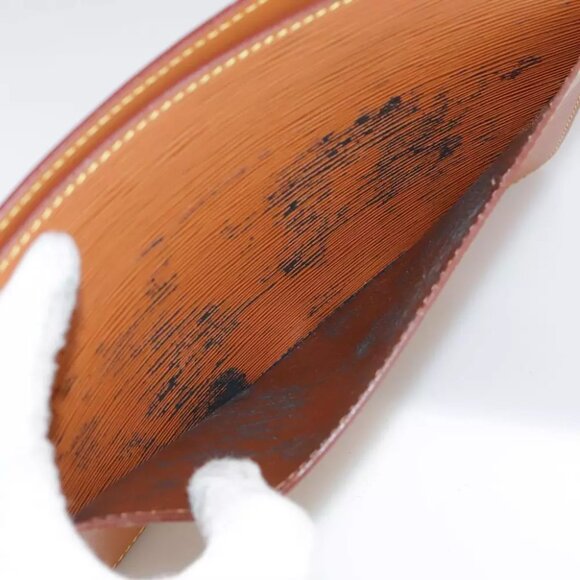 LOUIS VUITTON Epi Pochette Homme Clutch Bag Zipangu Gold M52528 LV Auth th5570 - Picture 12 of 14